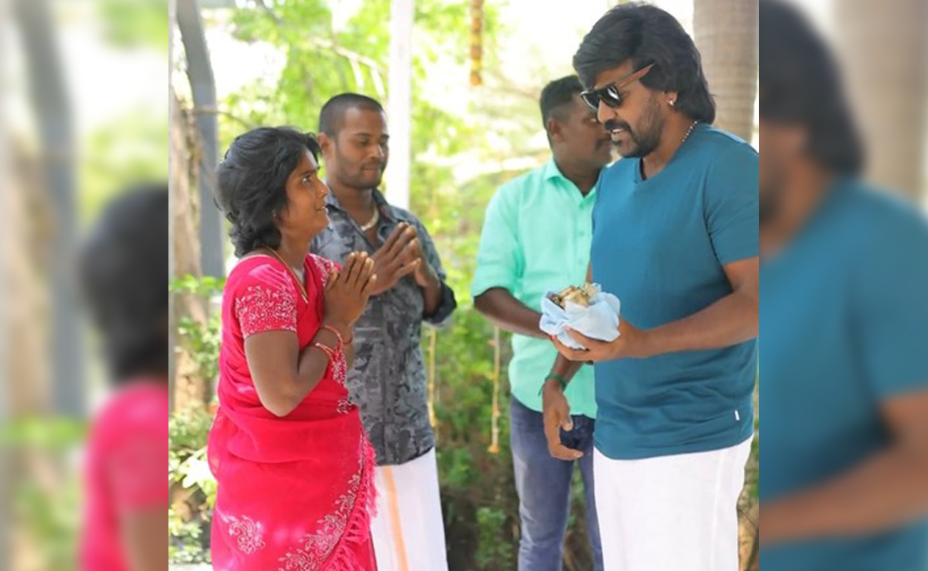 Raghava Lawrence donates one lakh to poor farm labourer