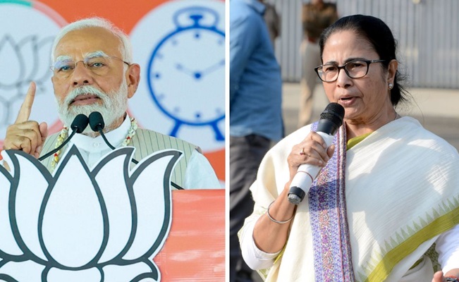 Mamata On 'Dhokla Prasadh' In Temple For Modi 