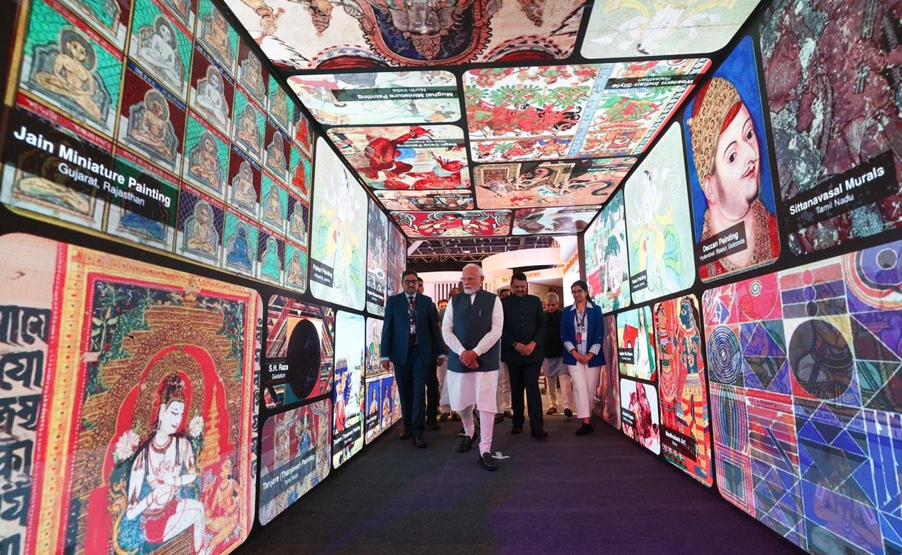PM Modi inaugurates Bharat Pavilion at WAVES Summit