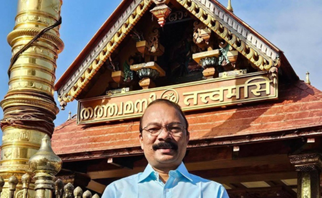 Kerala Devaswom Board chief apologises for clenched-fist slogan at Ayyappa Sangamam
