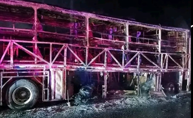 Tragedy in Andhra.. Over 20 Feared Charred to Death