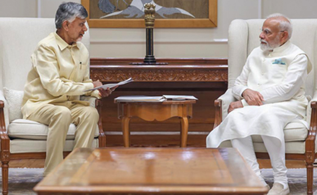 Andhra CM congratulates PM Modi on entering 25th year as head of govt