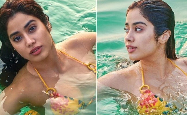 Janhvi Kapoor’s Personal Swimming Pool
