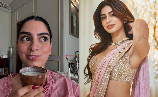 Khushi Kapoor's 'lassi' expression is pure delight