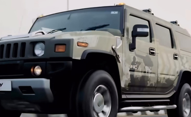 Dhoni’s favourite Hummer gets military makeover
