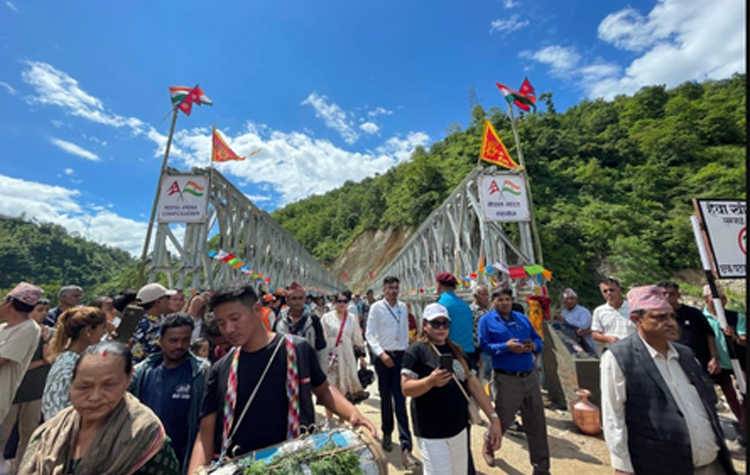 Nepal's longest modular bridge built with Indian assistance inaugurated in Panchthar 