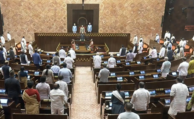 Rajya Sabha adjourned till 2 pm amid Oppn uproar over rule 267 notices