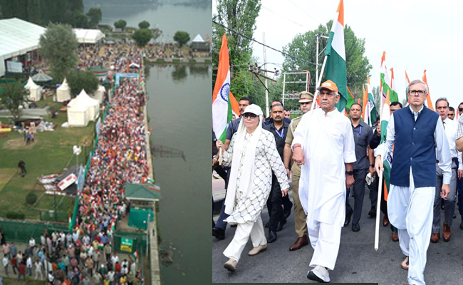 ‘Tiranga Rally’ in Srinagar celebrates unity