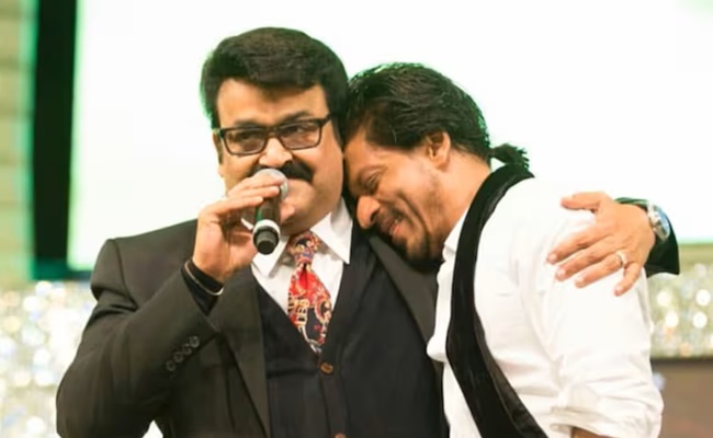SRK And Mohanlal Scratch Each Other's Backs