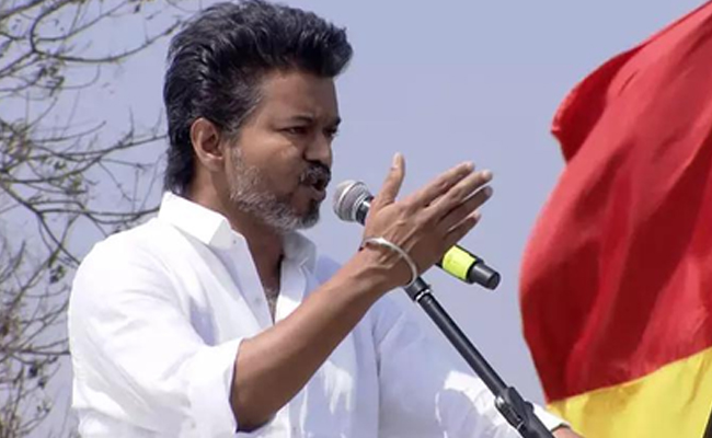 Vijay calls DMK 'destructive power’