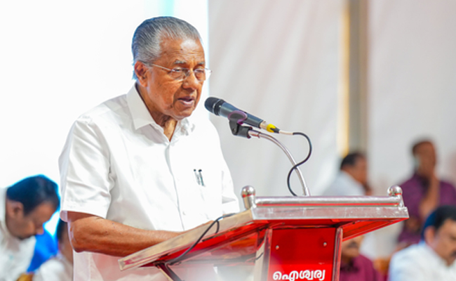 'Baseless propaganda', CM Vijayan rejects allegations of curbing media