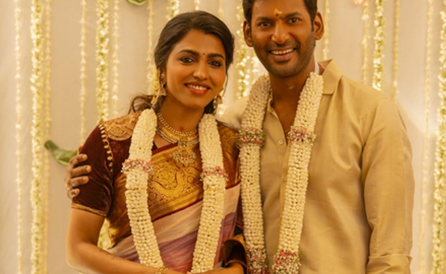 Actor Vishal gets engaged to actress on his birthday